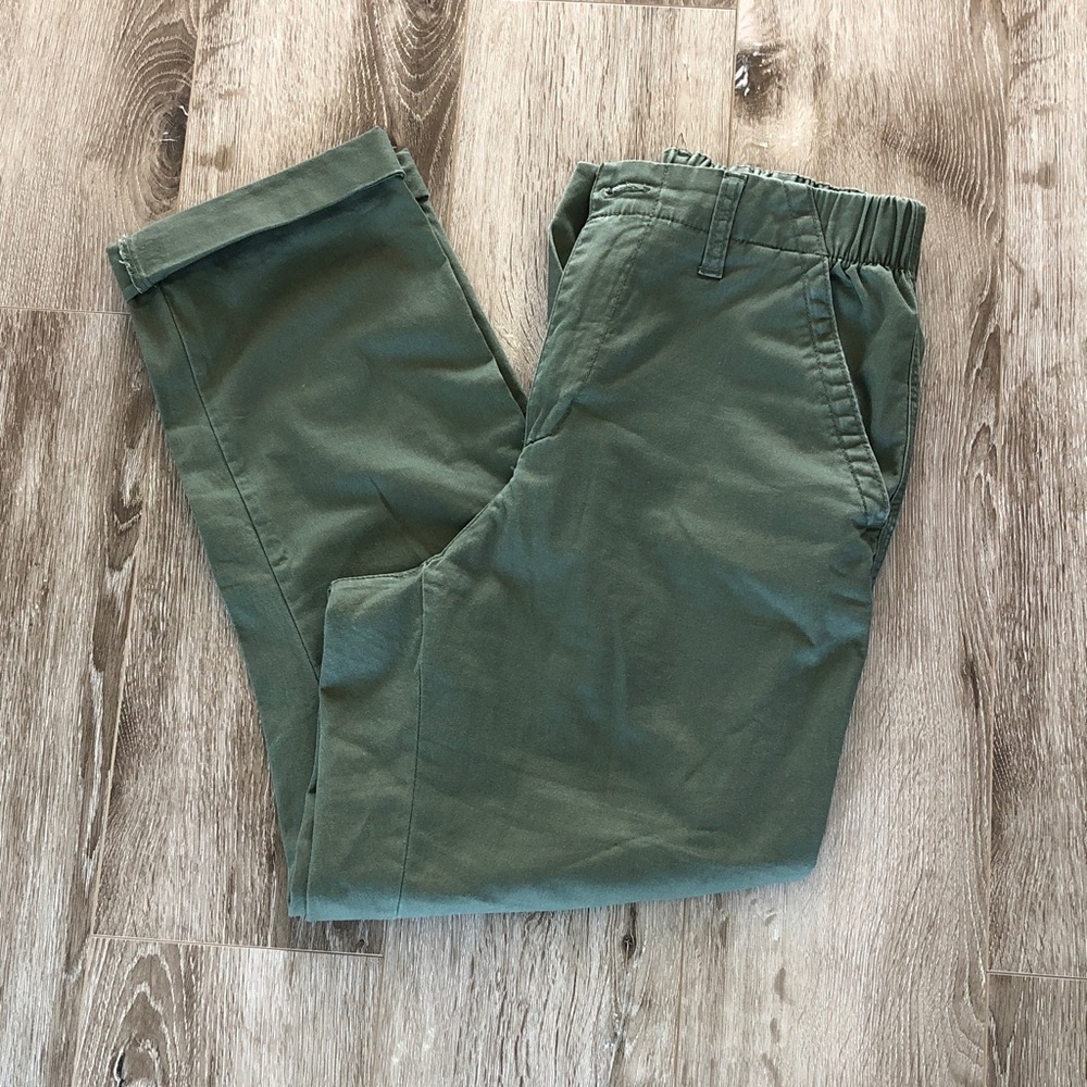 Old Navy Women Green Cotton Pants
